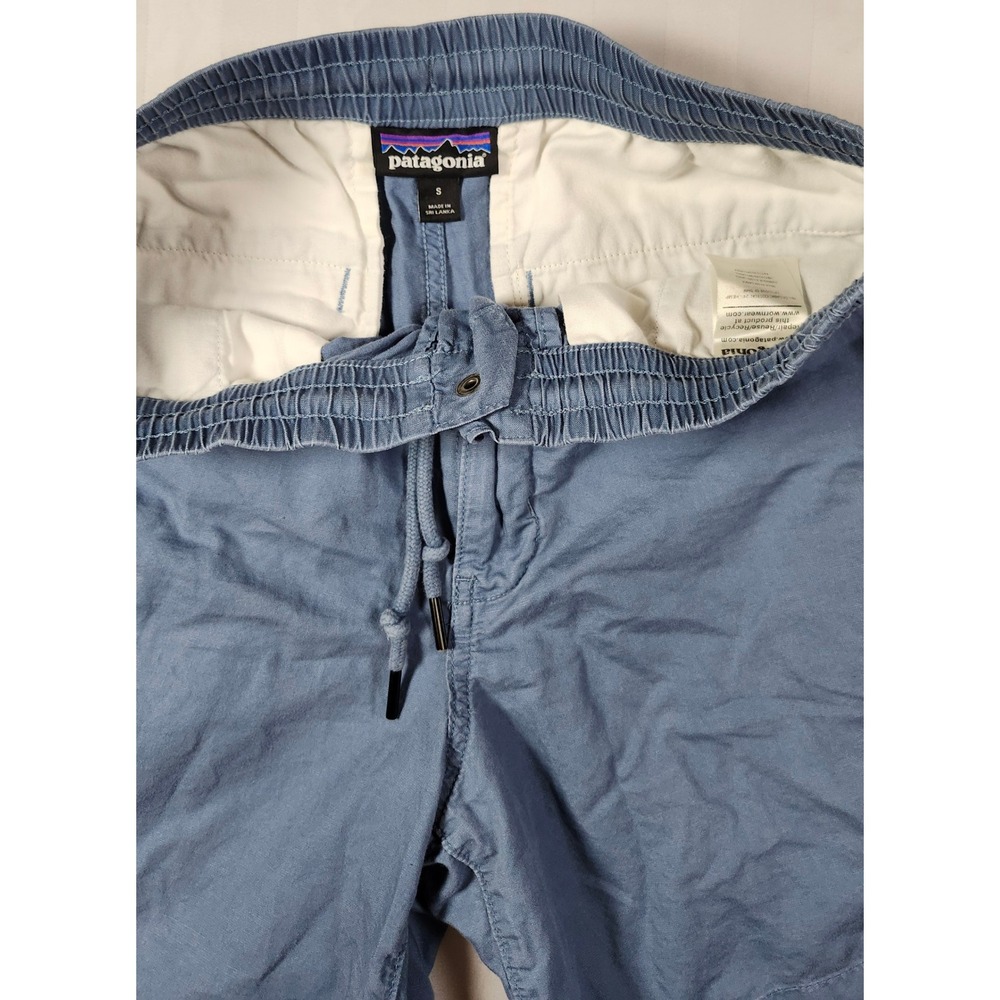 Patagonia Mens Lightweight Hemp Organic Cotton Shorts Blue Grey Size S 6" Inseam - Picture 2 of 8